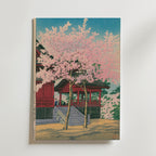 Hasui Kawase Kiyomizu-do Temple in Ueno 1928 Poster – utan passepartout
