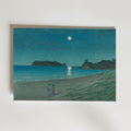 Hasui Kawase Shichirigahama in Sagami Province 1930 Poster – utan passepartout
