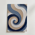 Indigo Spiral Poster – utan passepartout