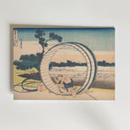 Katsushika Hokusai Fujimigahara in Owari Province 1831 Poster – utan passepartout