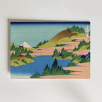 Katsushika Hokusai Lake Hakone in Sagami Province 1831 Poster – utan passepartout