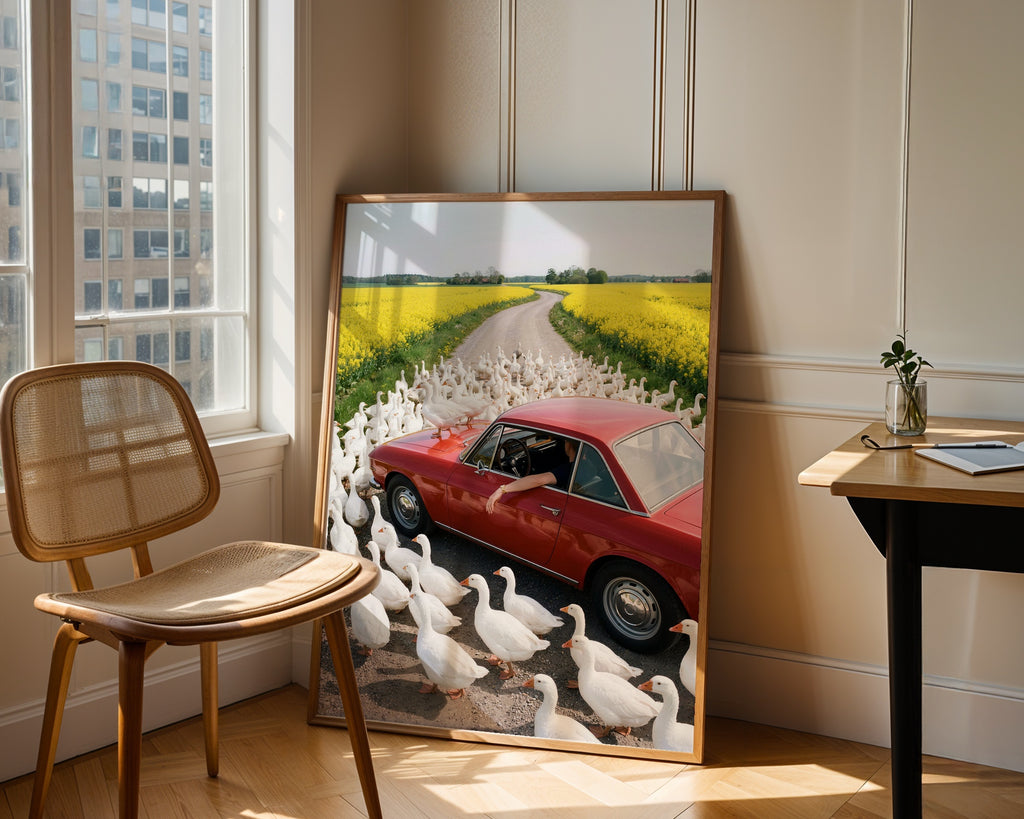 Rapeseed Rush Hour Poster – i rum 1