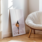Surfers Dawn poster visualiserad på vägg – se rätt storlek med mockup från Bozetto