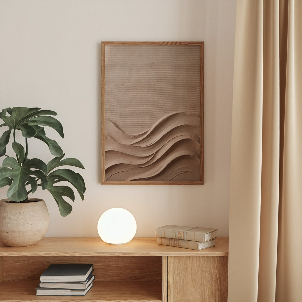 Plaster Waves Poster – i rum 2