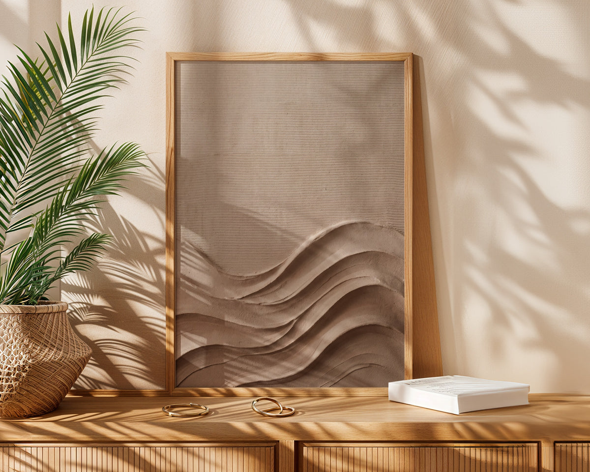Plaster Waves Poster – i rum 3