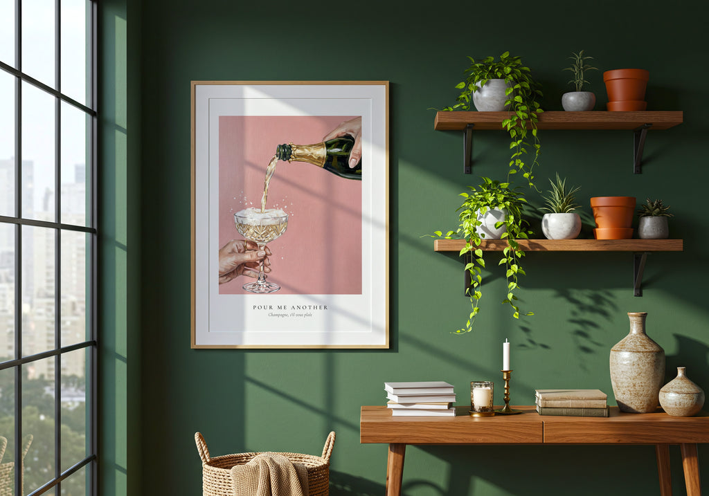 Pour Me Another Champagne Poster – i rum 3