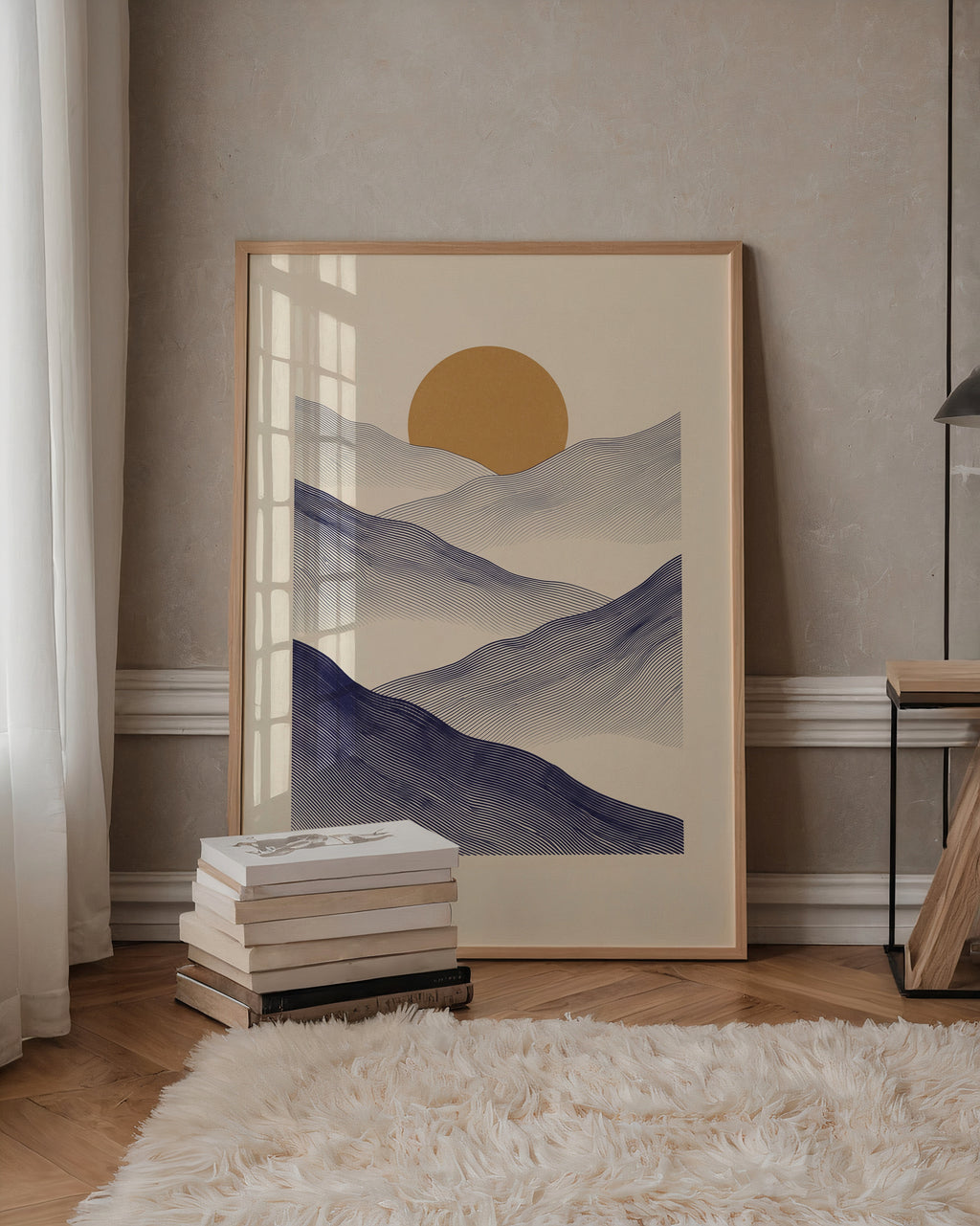 Indigo Mountains Poster – i rum 4