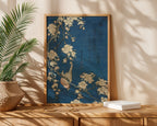 Katsushika Hokusai Bullfinch and Weeping Cherry 1834 Poster – i rum 4
