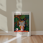 Mockup av Henri Matisse Jungle Reader affisch på vägg – köp enkelt hos Bozetto i hög kvalitet