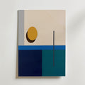 Primary Forms Poster, grafiska färgfält som canvastavla, väggkonst från Bozetto