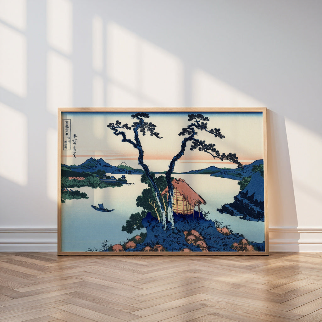 Katsushika Hokusai Lake Suwa in Shinano Province 1831 Poster – i rum 6