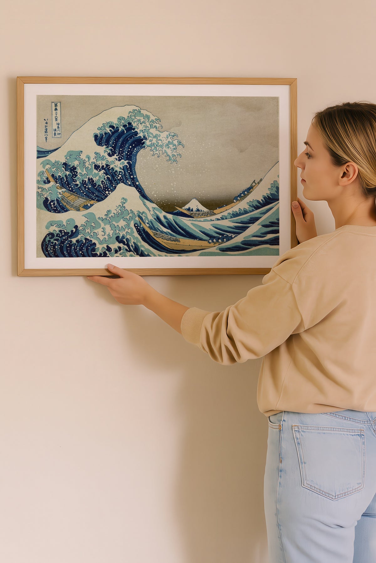 Katsushika Hokusai The Great Wave off Kanagawa 1831 Poster – i rum 6