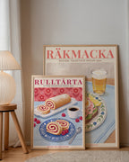 Rulltårta Poster – två posters i rum 1