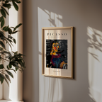 Mockup av Picasso Abstract Elegance affisch på vägg – köp enkelt hos Bozetto i hög kvalitet
