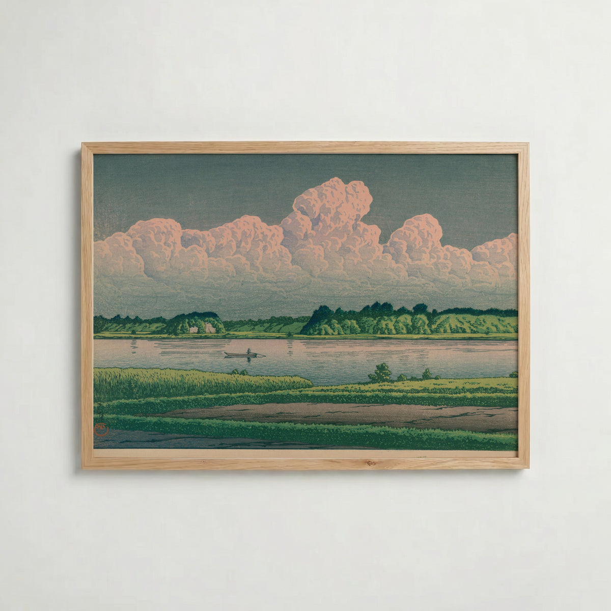 Hasui Kawase Lake Teganuma 1930 Poster – ekram