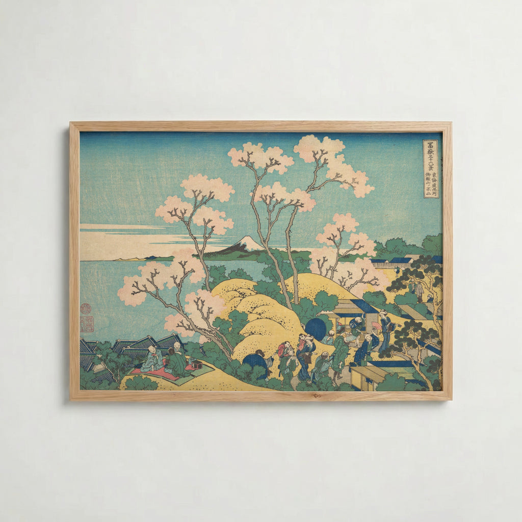 Katsushika Hokusai Fuji from Gotenyama at Shinagawa 1831 Poster – ekram