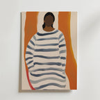 Striped Calm – stilfullt konsttryck från Bozetto, tryckt på matt finpapper i hög tryckkvalitet