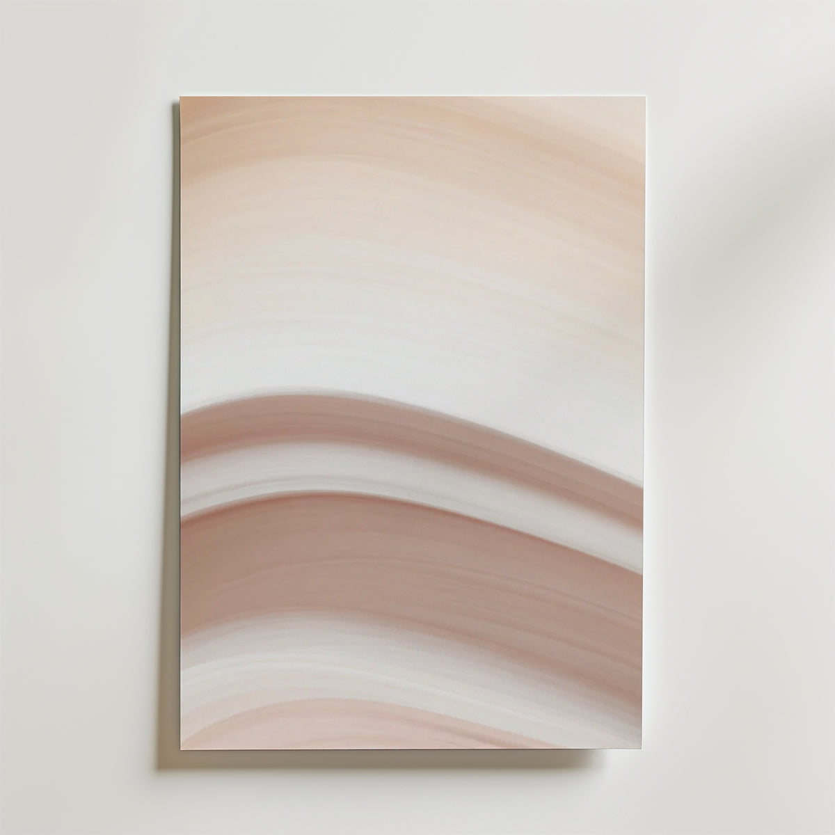 Abstract White – stilfullt konsttryck från Bozetto, tryckt på matt finpapper i hög tryckkvalitet