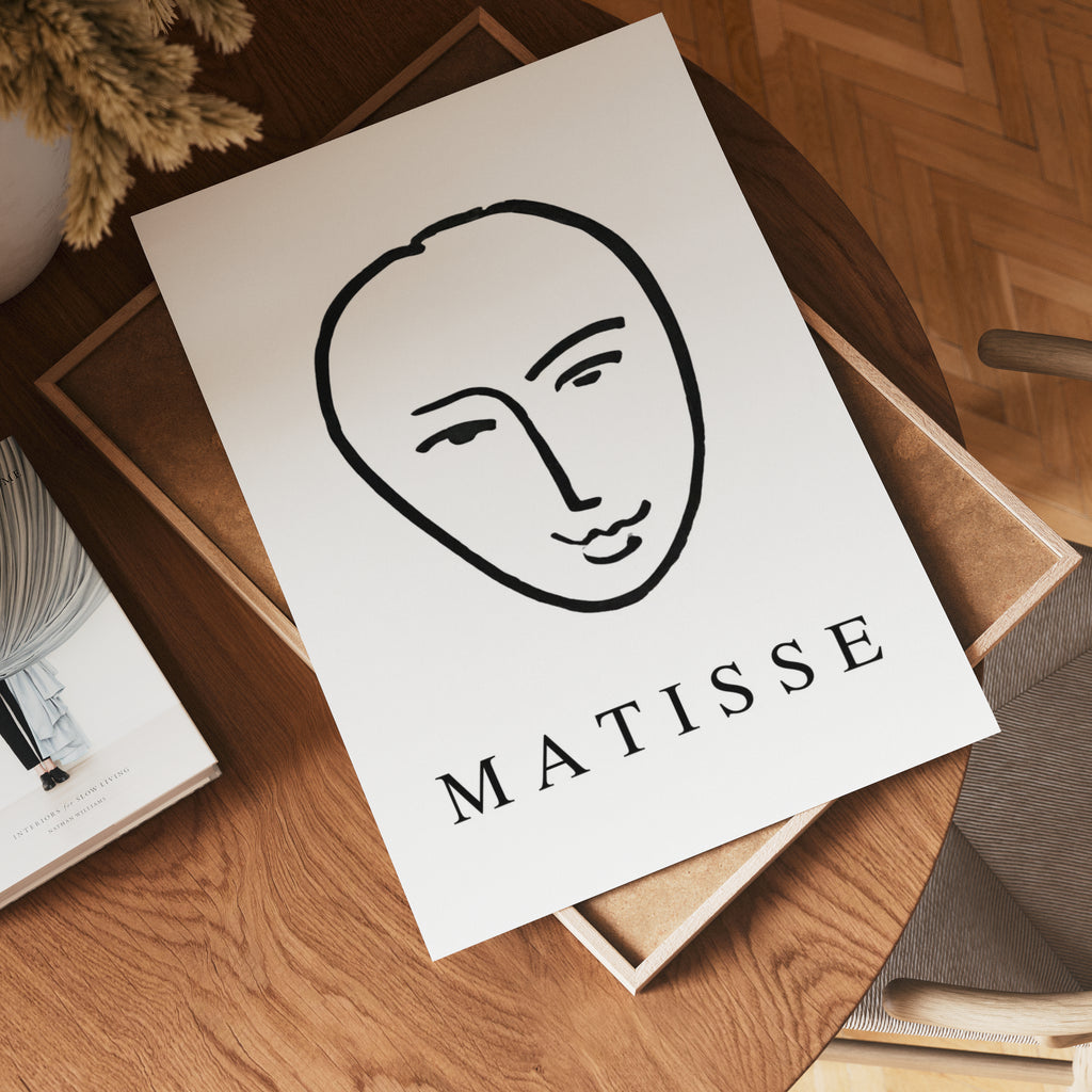 Minimal Matisse poster visad rakt fram – Bozetto affisch i hög tryckkvalitet i hög tryckkvalitet