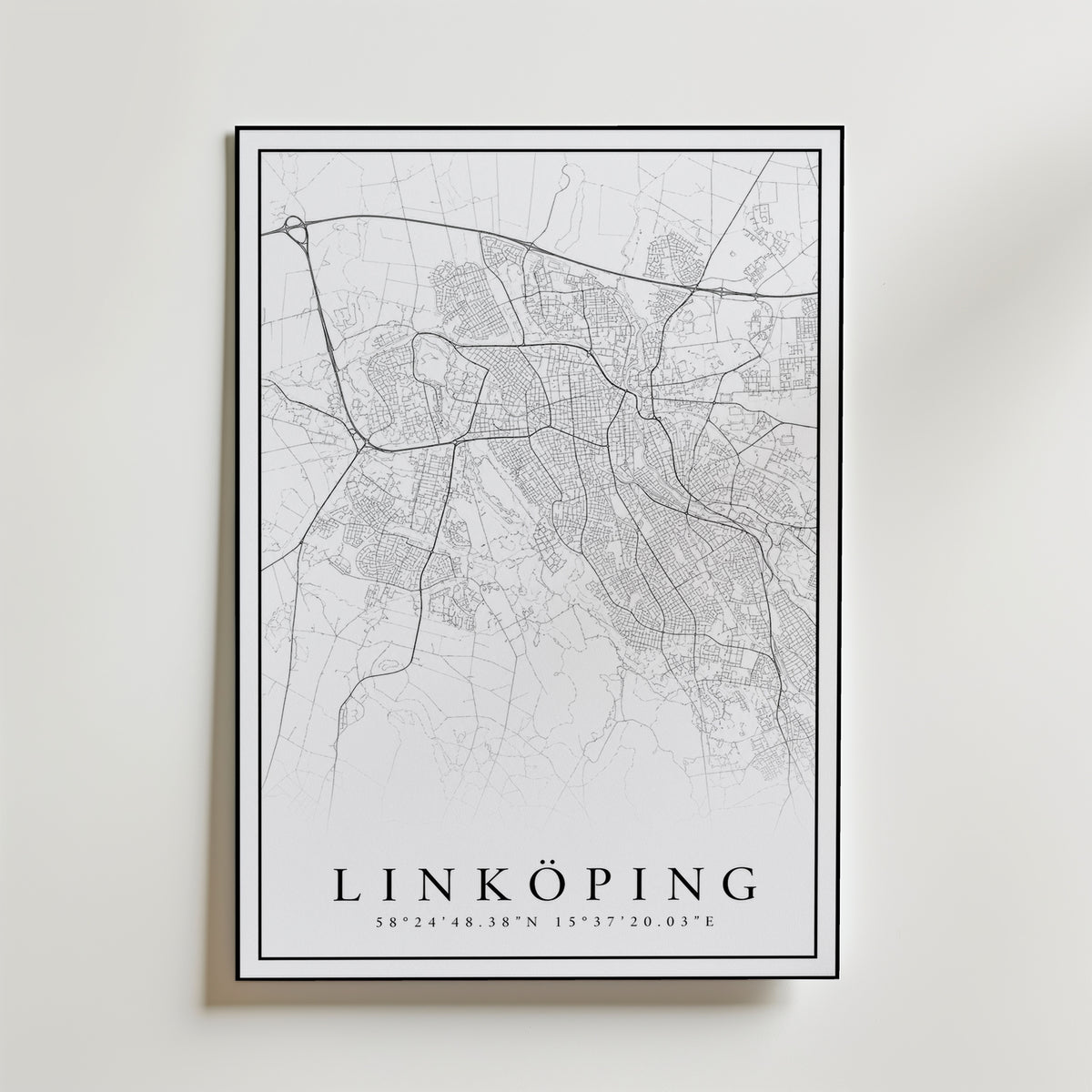Storleksguide för Linköping Karta – välj din favoritstorlek och beställ hos Bozetto
