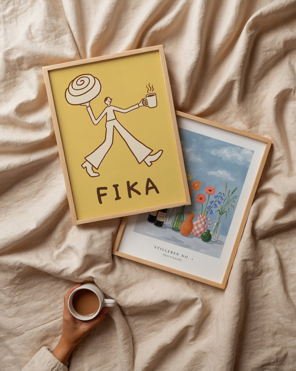 Fika Poster – två posters i rum 2