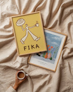 Fika Poster – två posters i rum 2