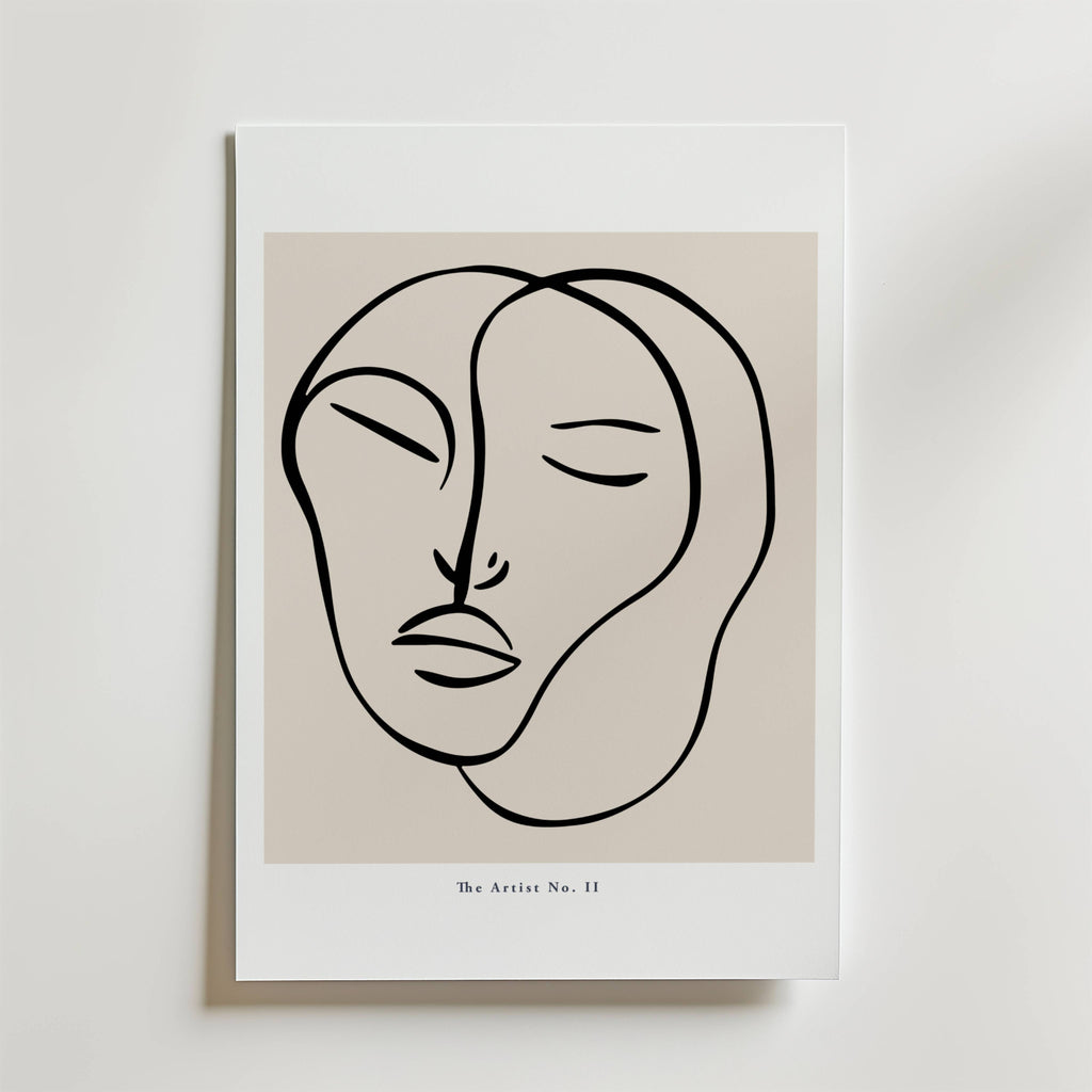 Calm Expression – stilfullt konsttryck från Bozetto, tryckt på matt finpapper i hög tryckkvalitet
