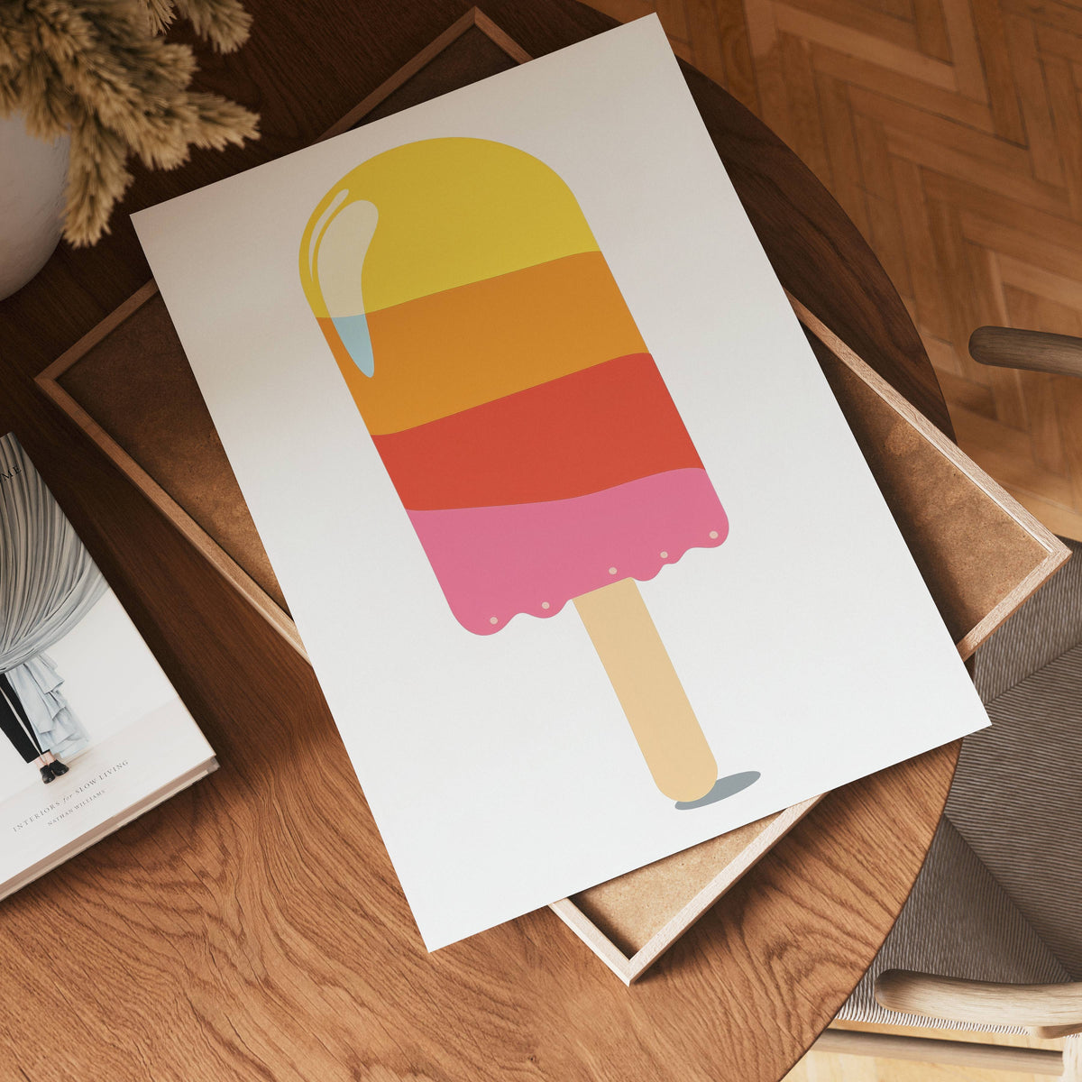 Tropical Ice Cream – affisch med snyggt motiv, köp enkelt hos Bozetto i flera storlekar