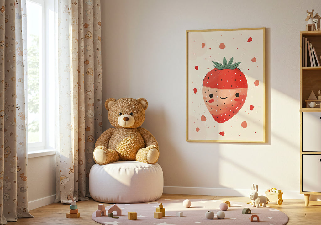 Sweet Strawberry poster visad rakt fram – Bozetto affisch i hög tryckkvalitet i hög tryckkvalitet