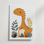 Dino Jungle – stilfullt konsttryck från Bozetto, tryckt på matt finpapper i hög tryckkvalitet