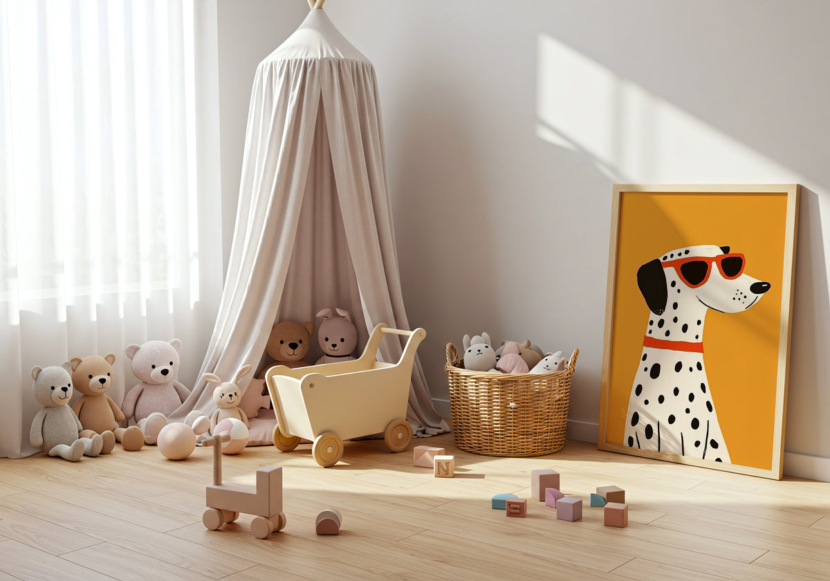 Cool Dalmatian – affisch med snyggt motiv, köp enkelt hos Bozetto i flera storlekar