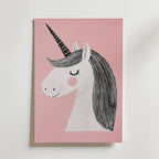 Dreamy Unicorn – stilfullt konsttryck från Bozetto, tryckt på matt finpapper i hög tryckkvalitet