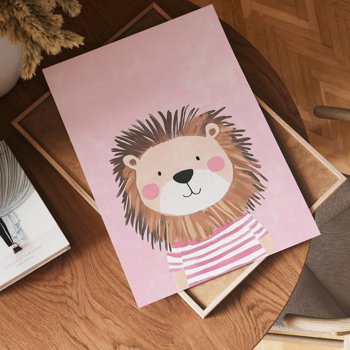 Sweet Lion – affisch med snyggt motiv, köp enkelt hos Bozetto i flera storlekar i hög tryckkvalitet