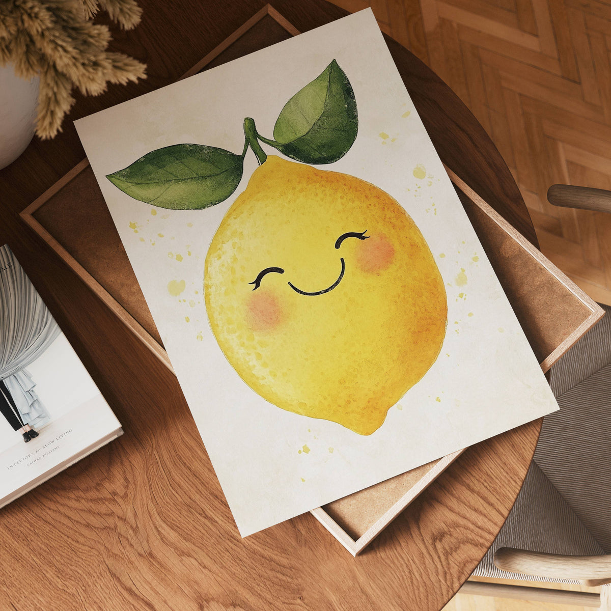 Happy Lemon No.2 poster visad rakt fram – Bozetto affisch i hög tryckkvalitet i hög tryckkvalitet