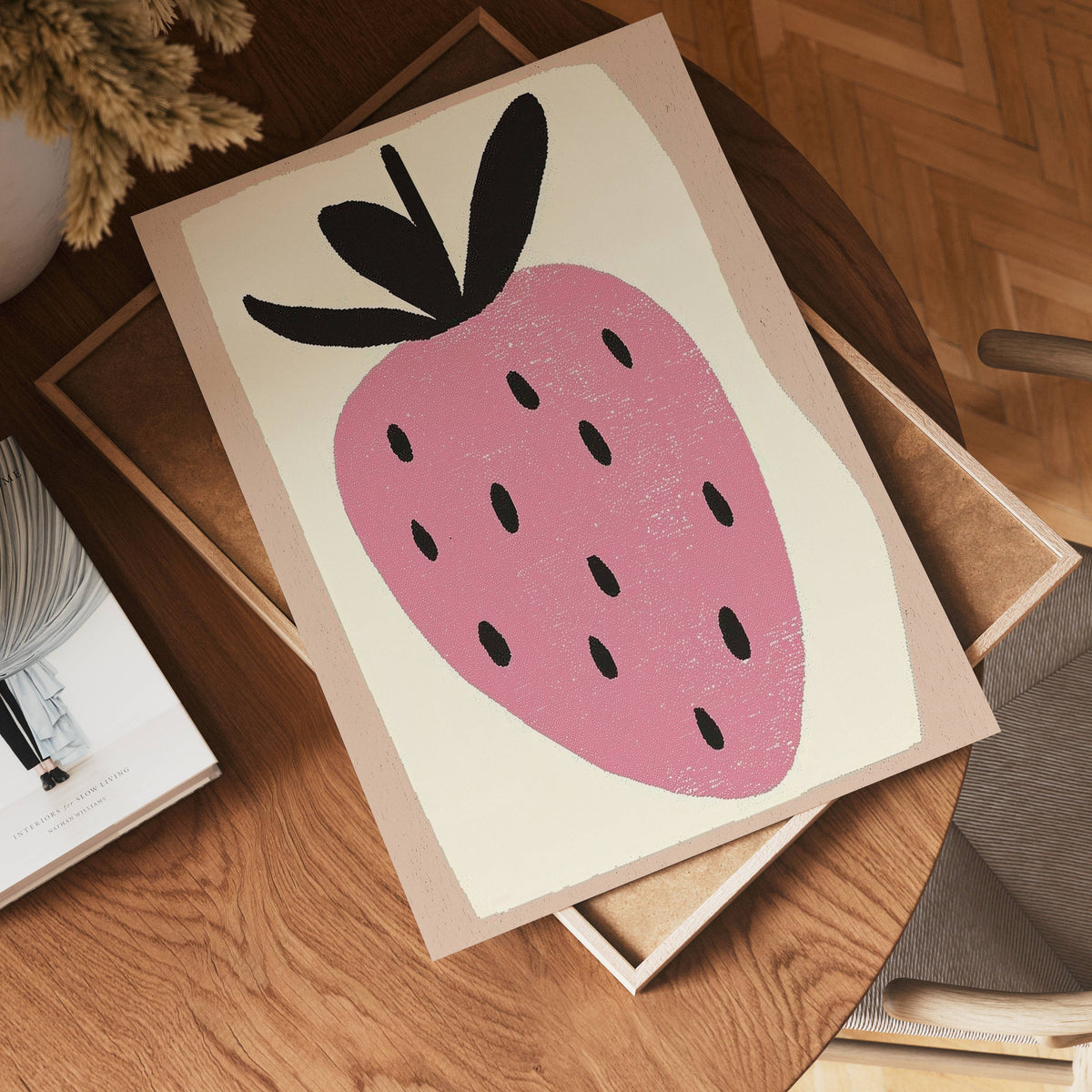 Sweet Strawberry poster visad rakt fram – Bozetto affisch i hög tryckkvalitet i hög tryckkvalitet