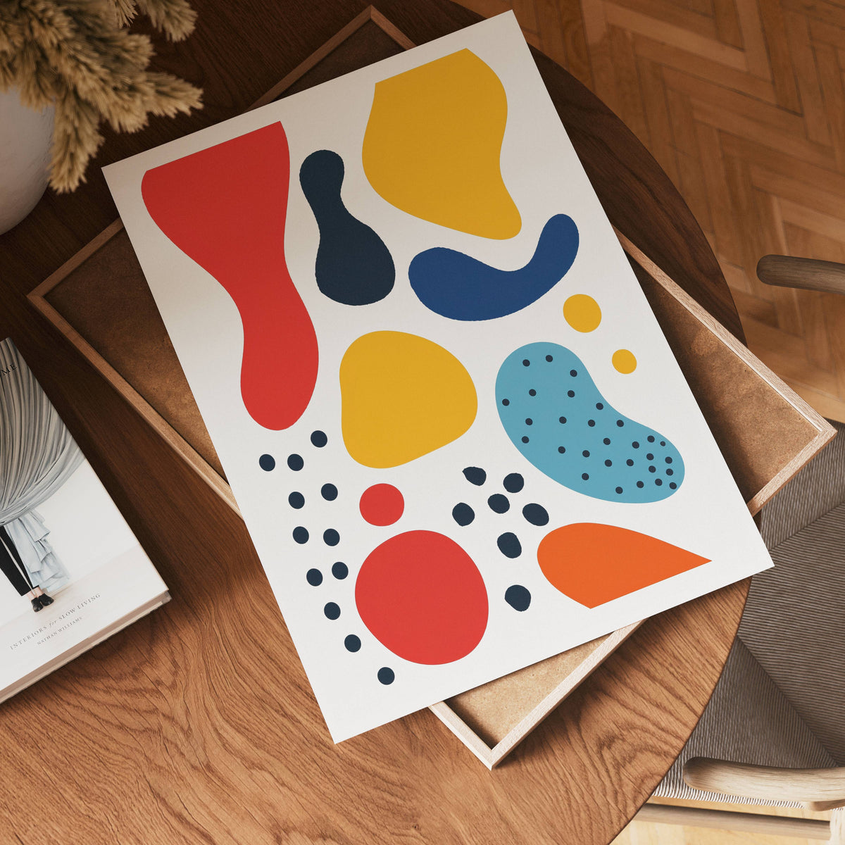 Playful Shapes poster visad rakt fram – Bozetto affisch i hög tryckkvalitet i hög tryckkvalitet