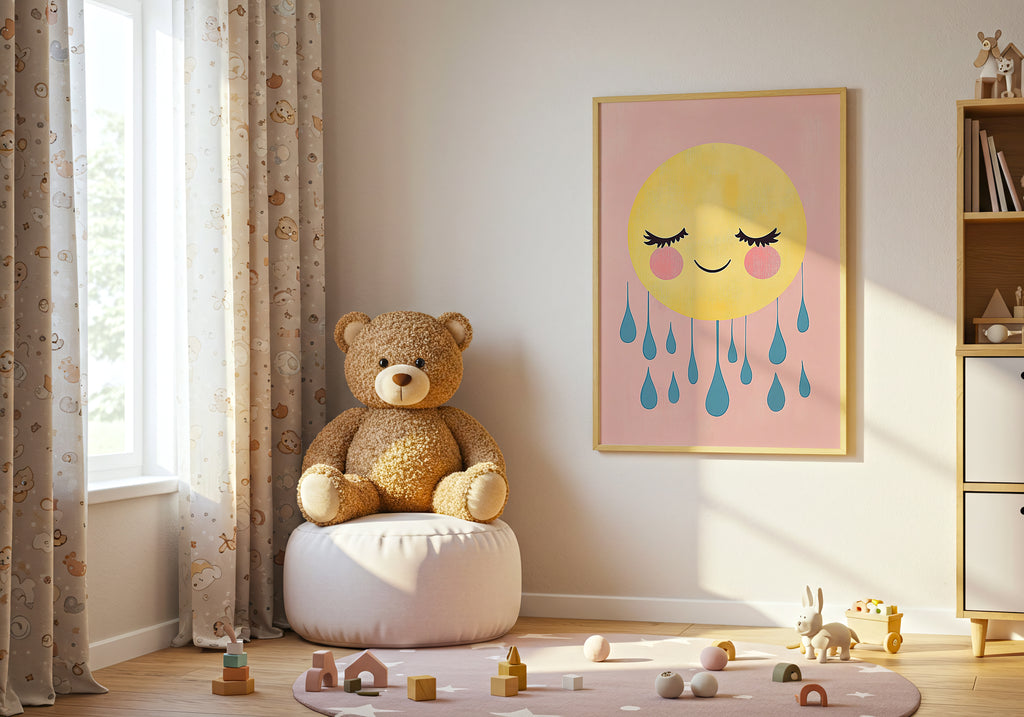 Sunny Smiles poster visad rakt fram – Bozetto affisch i hög tryckkvalitet i hög tryckkvalitet