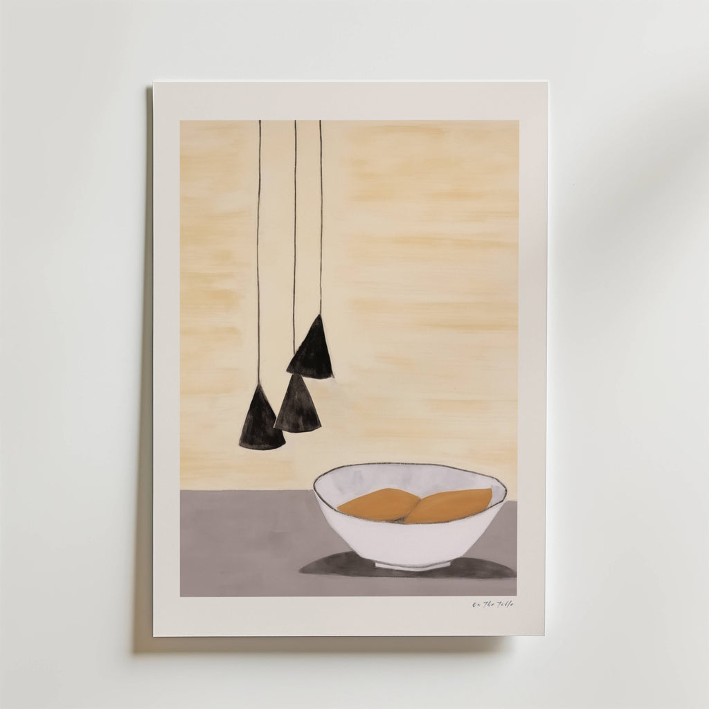 Calm Still Life – stilfullt konsttryck från Bozetto, tryckt på matt finpapper i hög tryckkvalitet
