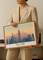 New York poster visad rakt fram – Bozetto affisch i hög tryckkvalitet i hög tryckkvalitet