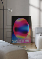 Spectral Prism Orb poster visad rakt fram – Bozetto affisch i hög tryckkvalitet i hög tryckkvalitet