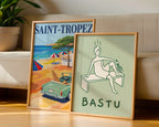 Bastu Poster – två posters i rum 3
