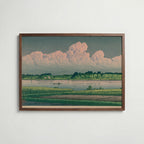 Hasui Kawase Lake Teganuma 1930 Poster – valnötsram