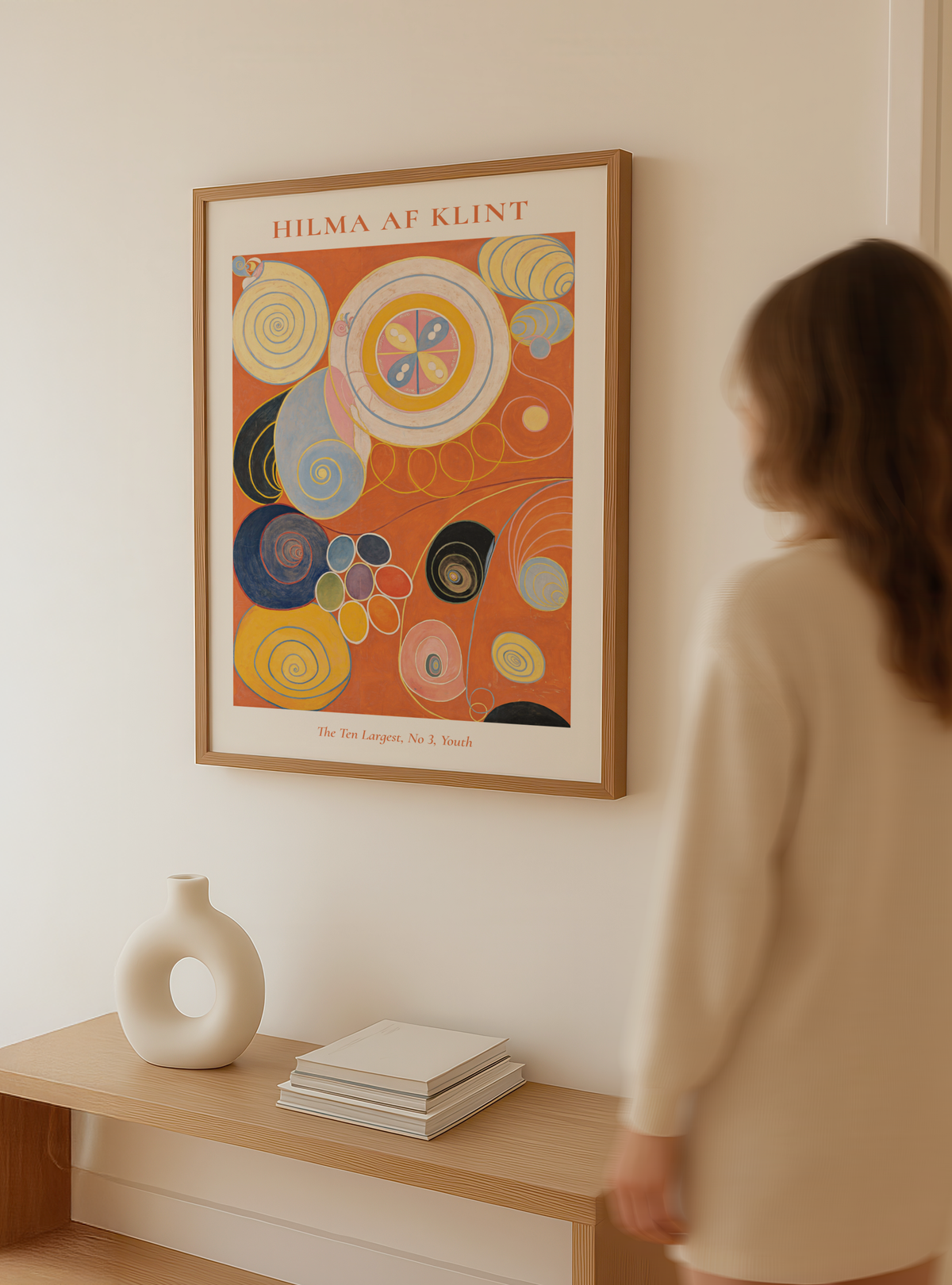 Hilma af Klint The Ten – affisch med stilfullt motiv från Bozetto i hög kvalitet