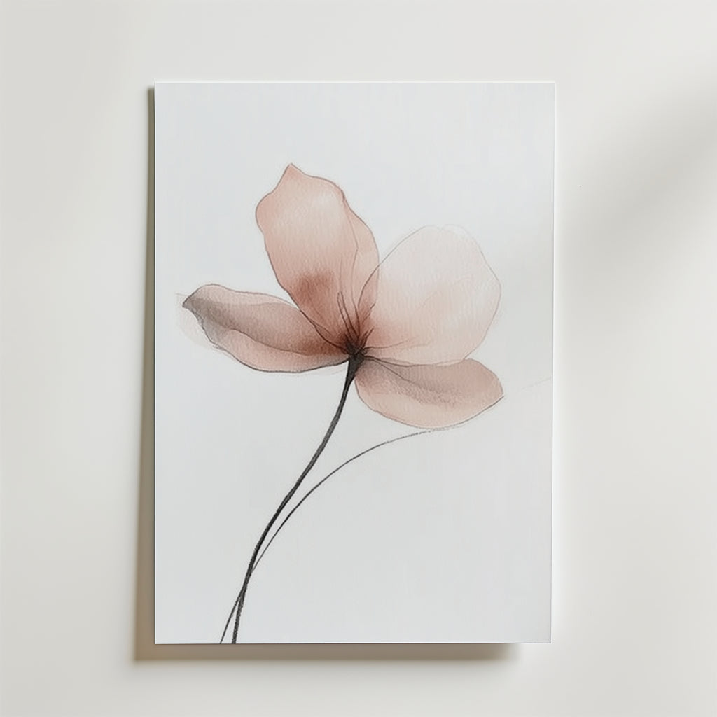 Daisy Delight No.2 – stilfullt konsttryck från Bozetto, tryckt på matt finpapper