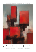 Red Remains Mark Rothko poster visad rakt fram – Bozetto affisch i hög tryckkvalitet
