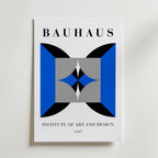 Bauhaus Symmetrical Design – stilfullt konsttryck från Bozetto, tryckt på matt finpapper