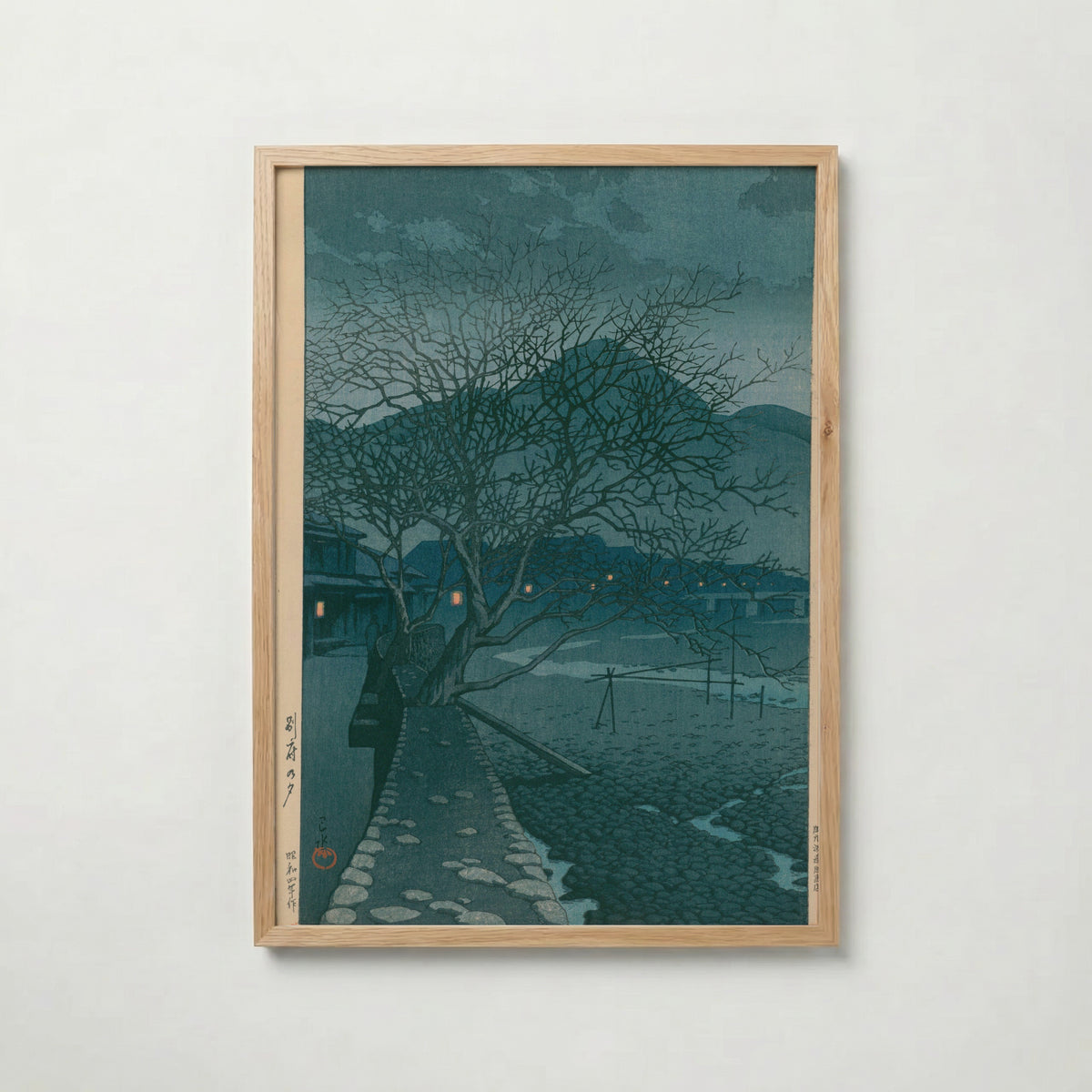 Hasui Kawase Evening in Beppu 1929 Poster – ekram