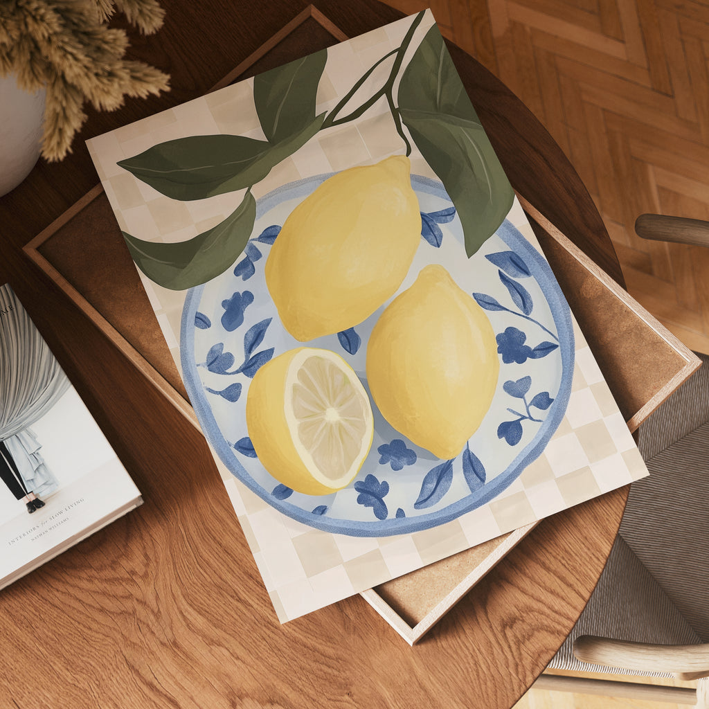 Lemon Table poster visad rakt fram – Bozetto affisch i hög tryckkvalitet i hög tryckkvalitet