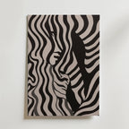 Abstract Silhouette – stilfullt konsttryck från Bozetto, tryckt på matt finpapper