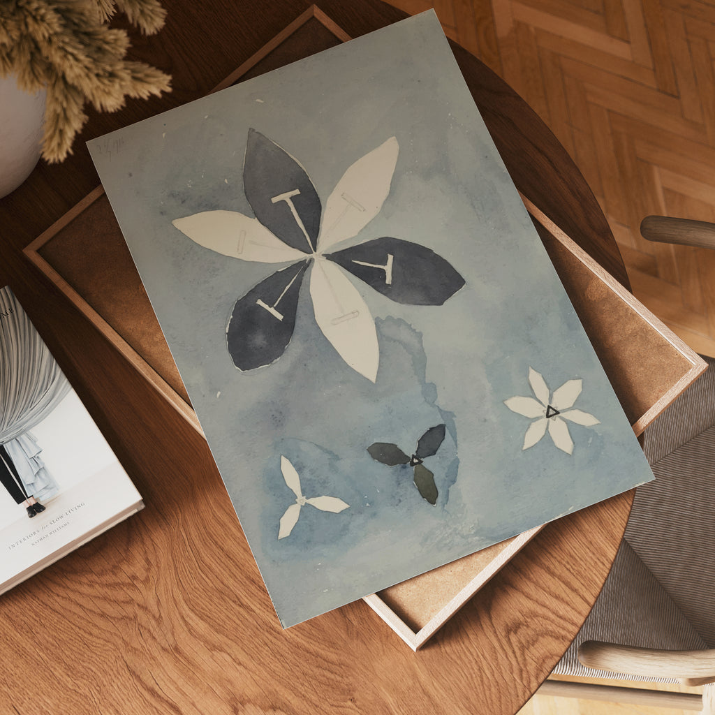 Hilma af Klint Petals of – affisch med stilfullt motiv från Bozetto i hög kvalitet